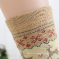 Autumn Christmas thermal animals flowers heart shape wool ankle socks women